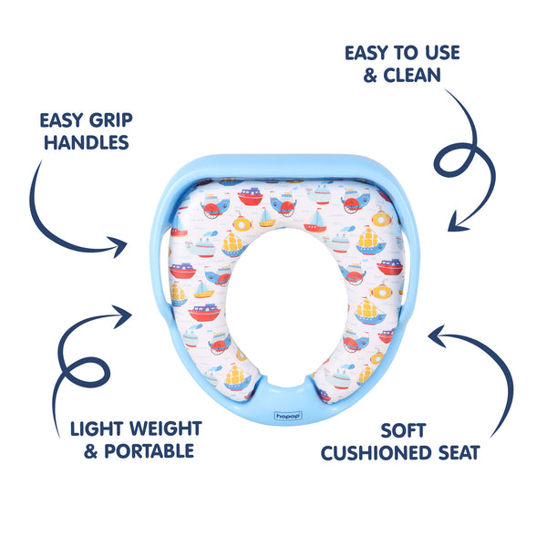 Baby toilet training seat