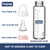 Premium Slim Neck Glass Feeding Bottle, 250ml